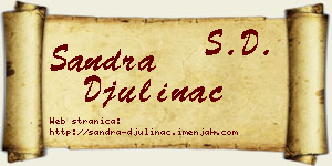 Sandra Đulinac vizit kartica